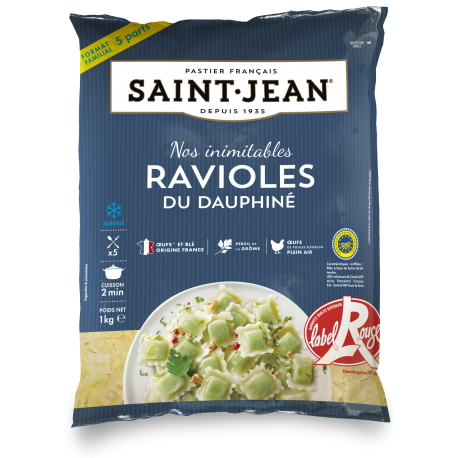 Ravioles du Dauphiné surgelées IGP / Label Rouge - 1kg