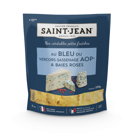 Ravioli bleu du Vercors-Sassenage AOP, baies roses - 250 g